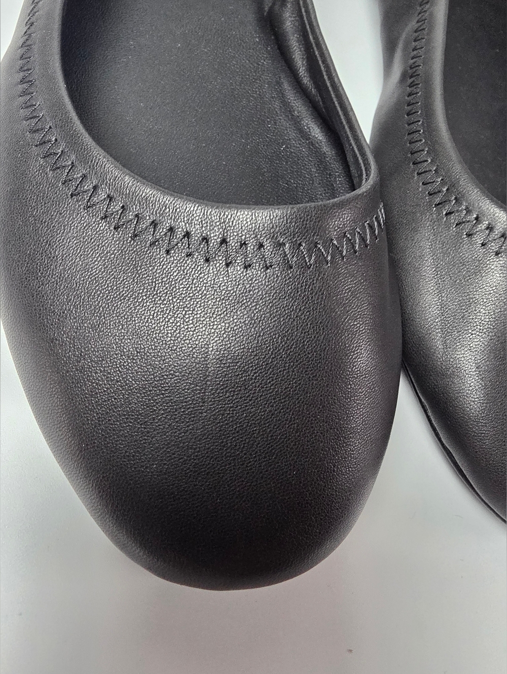Quince Italian Leather On-The-Go Black Ballet Flat Woman's Size 10 - Picture 13 of 13